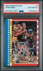 LARRY BIRD Signed 1987 Fleer Sticker #4 PSA Authentic Auto