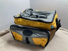 I COOL - 2 Compartment Insulated Cooler Bag with strap and side pockets Yellow