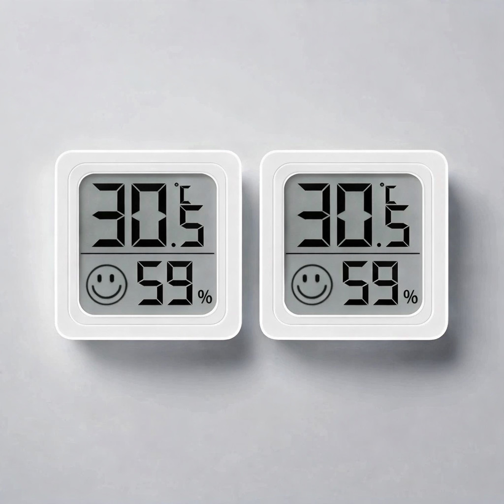 2 Termometro Temperatura Igrometro Umidità Casa Digitale Interno Esterno Display