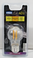 Xavax Led Filament Leuchtmittel E27 4W=40W 470Lm Warmweiß 2700K 360731