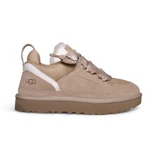 UGG LOWMEL SAND SUEDE TEXTILE SPORTTY SHOES WOMEN'S SNEAKERS SIZE US 6 NEW