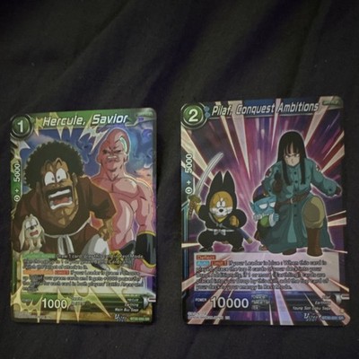 Bandai Dragon Ball Super Card Game Lot 2 Cards English Hercule Pilaf BT30 