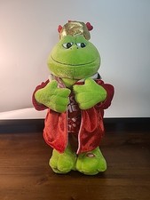 Gemmy Animated 13" Flirty Flasher King Frog Dancing WORKS
