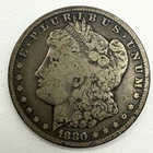 1880-CC Carson City Mint Morgan Silver $1 Dollar