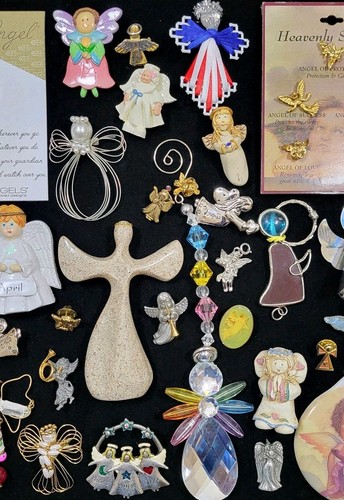 Vintage Angel Collection Divine Variety Pins, Brooches, Ornamental Style Designs - Picture 10 of 10