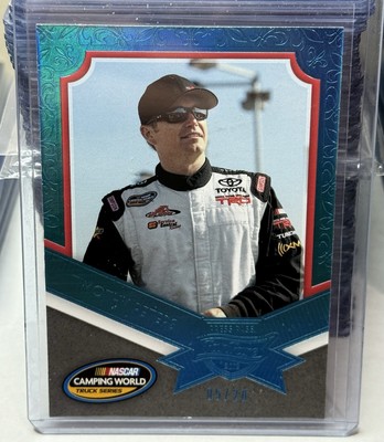 2012 Press Pass Fanfare Racing Blue Holo #/20 Timothy Peters #75 NASCAR