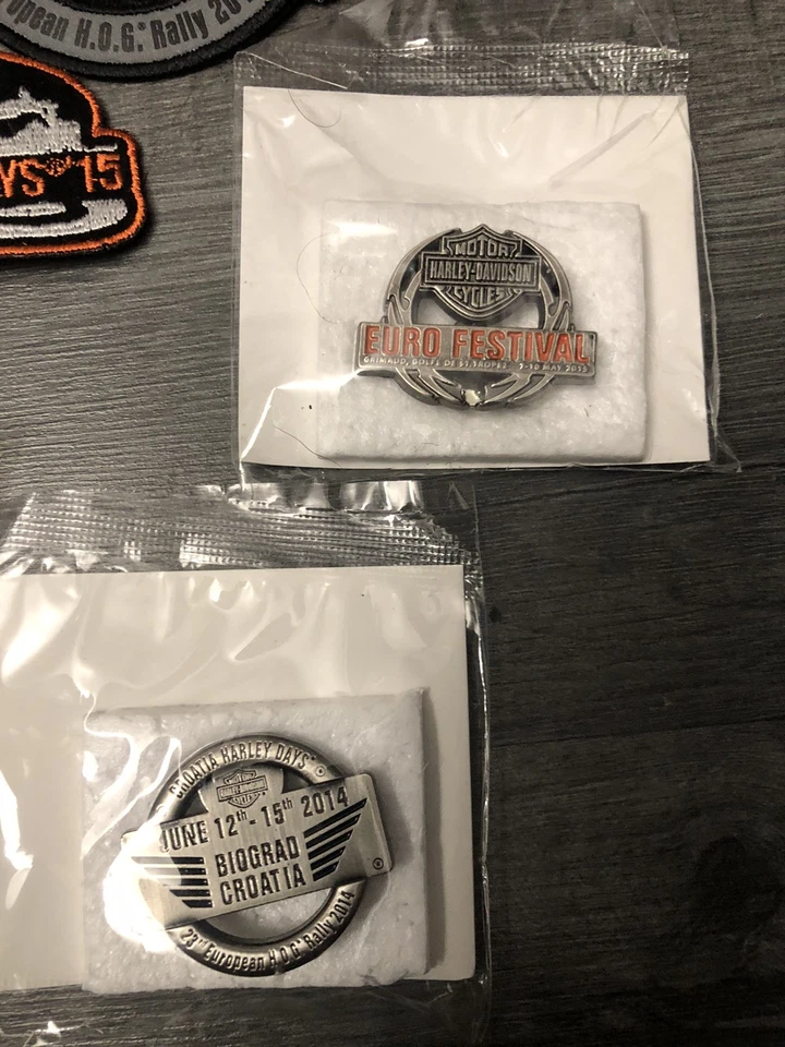 X10 Harley Davidson Motorcycles Badges And Patches Various Collectables - Image 3 of 4