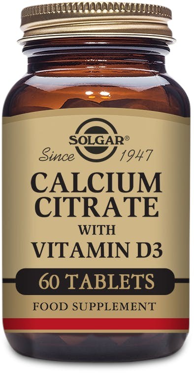 Solgar Calcium Citrate & D3 - 60 Tablets - Pure | Supports Healthy Bones & Teeth - High Potency Calcium Citrate with Vitamin D3 - Gluten Free Formula - Image 4