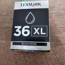 Lexmark 36XL Black Print Cartridge One Size Black White