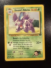 Giovanni's Nidorino 45/132 Gym Challenge Pokemon Card on eBay