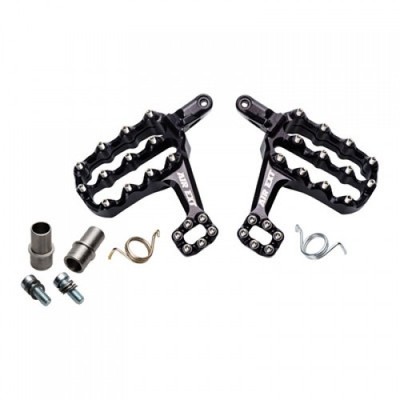 Fastway Air Ext Motorcycle Foot Pegs Kit Black 1622520041 | eBay
