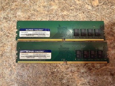 Super Talent F24UA8GS 8GB DDR4 2400MHz UDIMM Desktop RAM - R216A Samsung CL17