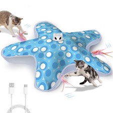 Rechargeable Interactive Cat Toys, Automatic Cat Toy for Indoor Cats, Durable...