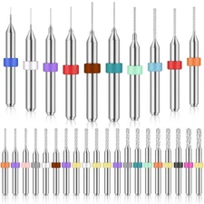 Shank Tungsten Carbide Micro Drill Bits Set, Tungsten Steel PCB Print Circuit...