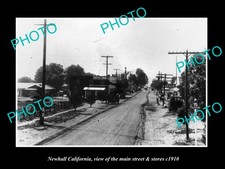 Newhall California View Of Main St & Stores c1910 Old Large Historic Photo