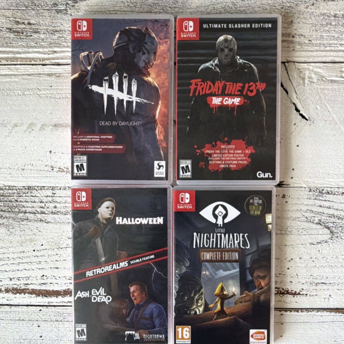 Nintendo Switch Horror Game Lot: Dead by Daylight, Friday the 13th