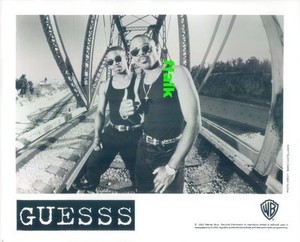 Press Photo & Release: GUESSS 8x10 B&W 1993