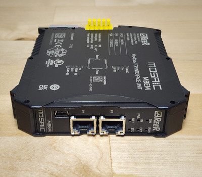 Reer Mosaic MBEM 8040374 Modbus TCP Interface Unit 24VDC MOSAIC Safety