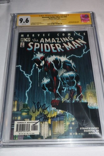 Signature Series CGC 9.6 Amazing Spider-man 43 2002 Signed 2x Romita Jr Hanna