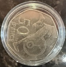 Super Rare - 2004 Olympic 50p - Rare Football Coin.
