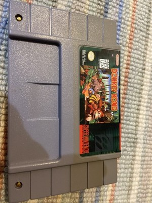 Donkey Kong Country For The Original Snes Few Scratches Besides Back Label