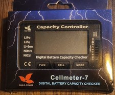 Digital Battery Capacity Checker RC CellMeter 7 for LiPo LiFe Li-ion NiMH Nicd