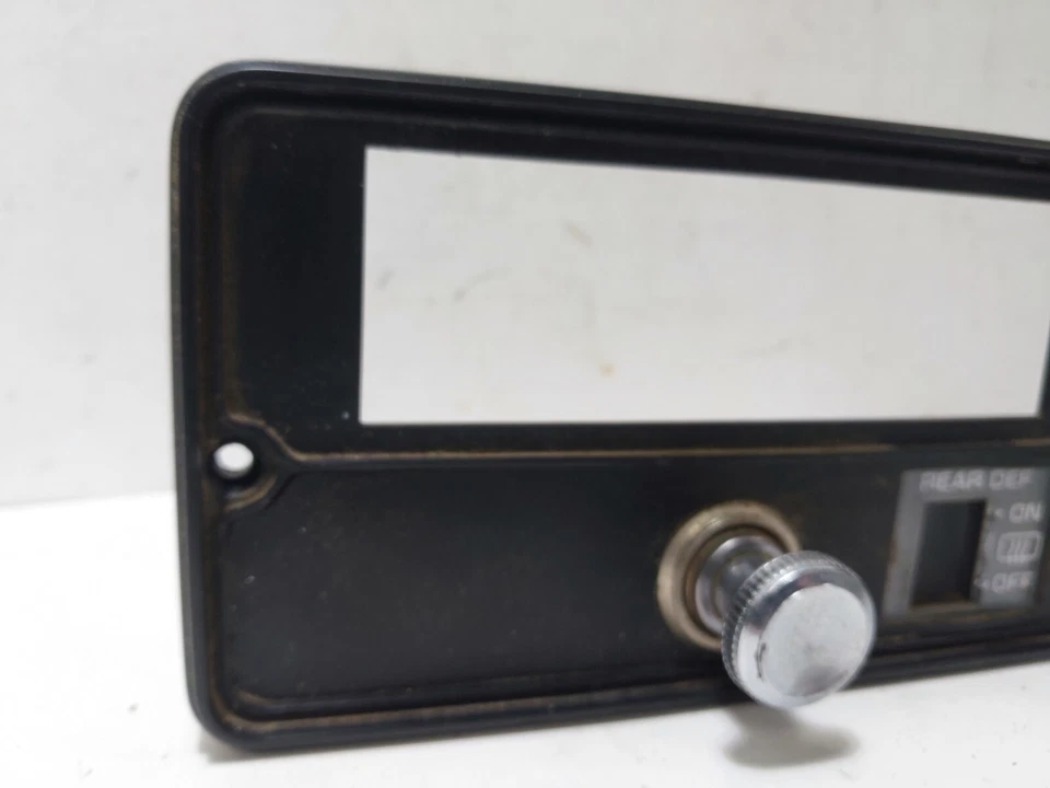 1981-1993 Dodge Ram VAN B150 B250 B350 Dash Climate Control Bezel Trim Rear Def - Image 2 of 4