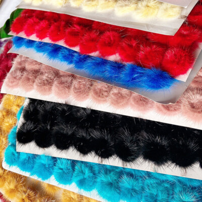 5Pcs Faux Fur Hairball Fluffy Balls For Bag Keychains Decor - Foto 6