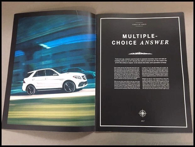 2017 Mercedes Benz GLE GLE400 AMG GLE43 AMG63 32-page Car Sales Brochure Catalog — 第 3/4 张图片