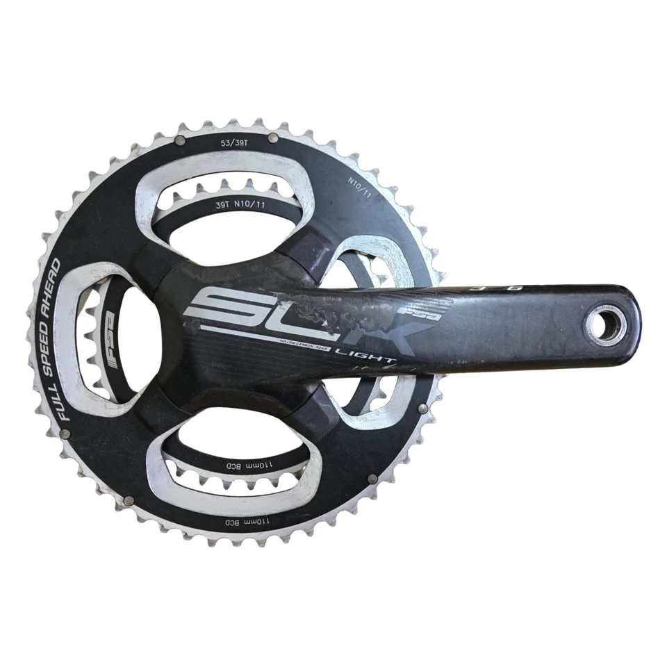 FSA SL-K Light Carbon Road bike Crankset 53t 39t 175mm - Image 2 of 4