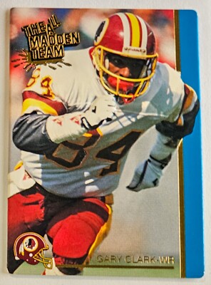1991 Action Packed The All-Madden Team Gary Clark #40 Washington Redskins