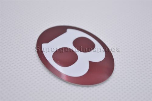 Genuine Bentley Continental Flying Spur Front Bumper Red "B "Badge 3W8854511 New - Bild 5 von 5