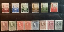 lot n° 506  timbres Pays bas Nederland service  n° 26/39 neuf charnière avec obl