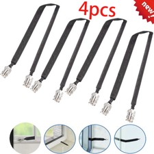 4x Door/Window Pass Through Flat Coaxial Cable SO239 UHF Female to UHF Female A