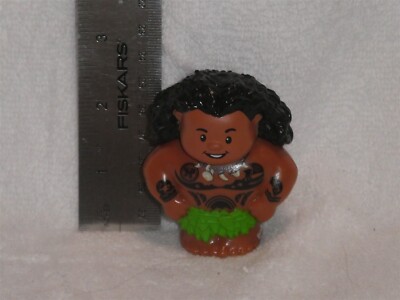 Fisher Price Little People Moana Black Hair Dad Island Boy Maui