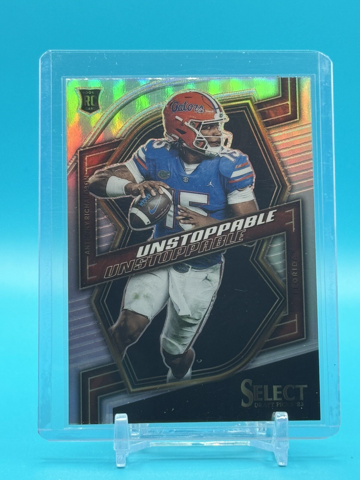2023 Panini Select Draft Picks Unstoppable Silver Anthony Richardson Rookie