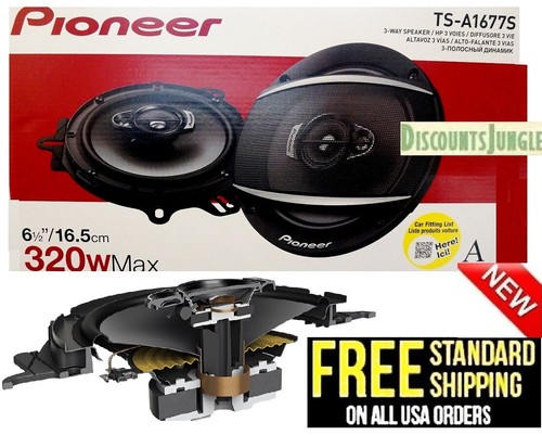 Pioneer TS-A1677S TS-A1670F 320 Watt 6 
