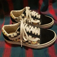 MENS/YOUTH VANS PARKS PROJECTx OLD SKOOL CAPSULE COLLECTION CHECKERBOARD. SZ 4.5
