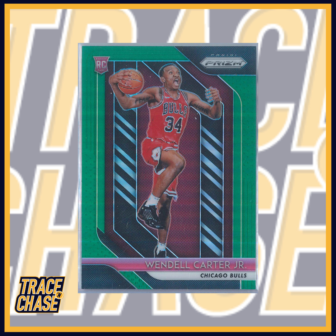 2018-19 Panini Prizm Basketball Wendell Carter Jr. Green Prizm #80 RC