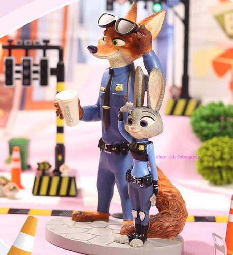 Enesco Toy Zootopia Judy And Nick Interaction Resin (Police Uniform Ver) InStock - Picture 8 of 14