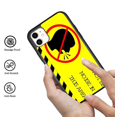 For iPhone SE XS XR Max 5 6 7 8 Plus Keep Quiet Not Noise Anti scratch Cover - Picture 15 of 25