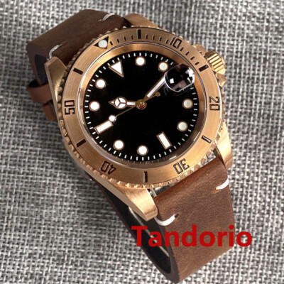 40mm Aseptic Series CUSN8 Solid Bronze Case 20ATM NH35A PT5000 Auto Men Watch