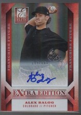 ALEX BALOG 2013 DONRUSS ELITE EXTRA EDITION FRANCHISE FUTURE AUTO CARD #24/661