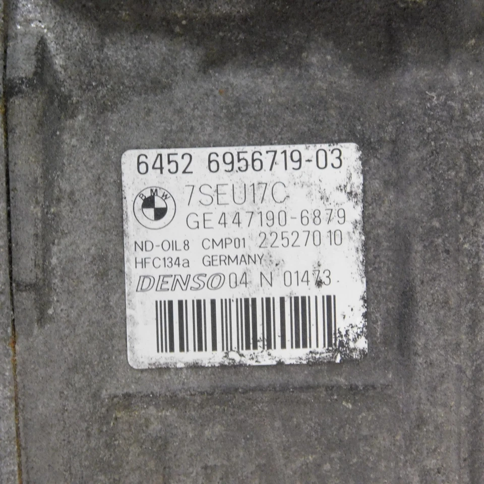 09-19 BMW N55 3.0L Motor Denso Compresor de CA Bomba de Enfriamiento Motor 6956719 Fabricante de Equipo Original Foto 3 de 4