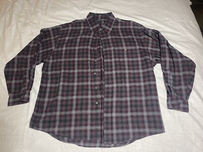 Arrow Plaid Flannel Maroon/Black/Gray