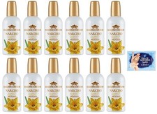 12x Giardino Dei Sensi Profumo Narciso Segreto 100ml + Talk Puder 100g