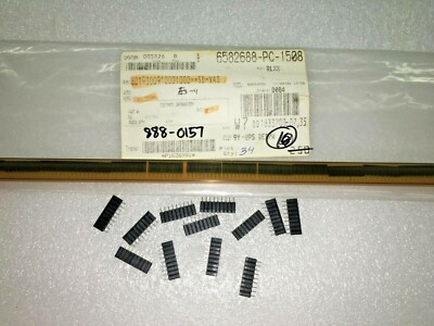 (17 PIECE LOT) 801-93-009-10-001000, MILL-MAX, CONN RCPT 9POS 0.1 GOLD PCB
