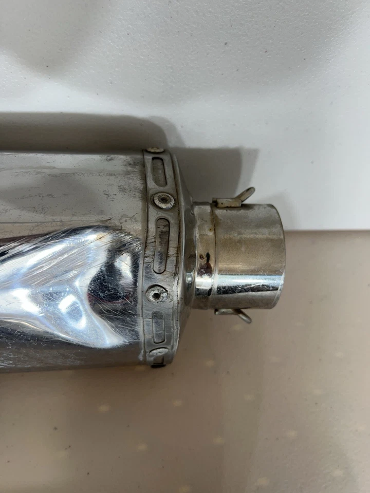 03-04 2004 KAWASAKI NINJA ZX6R ZX636 YOSHIMURA EXHAUST PIPE MUFFLER SLIP ON CAN - Image 2 of 4