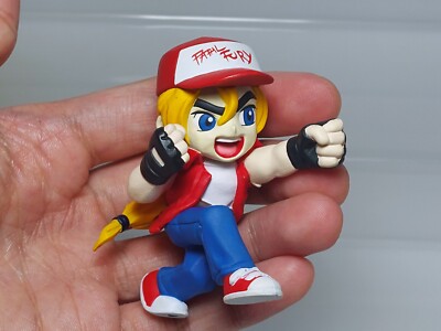 CAPCOM VS. SNK KOF Terry Bogard Banpresto Figure & Epoch Keychain