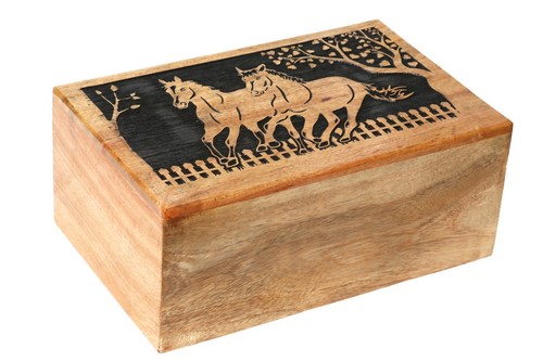 Hand Carved Urns Wooden Memorial Cremation Adult Ashes Urn Funeral Keepsake URN - Picture 3 of 5
